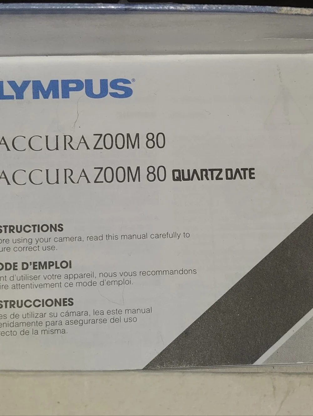 Olympus Accura Zoom 80 Compact 35mm Camera - Black